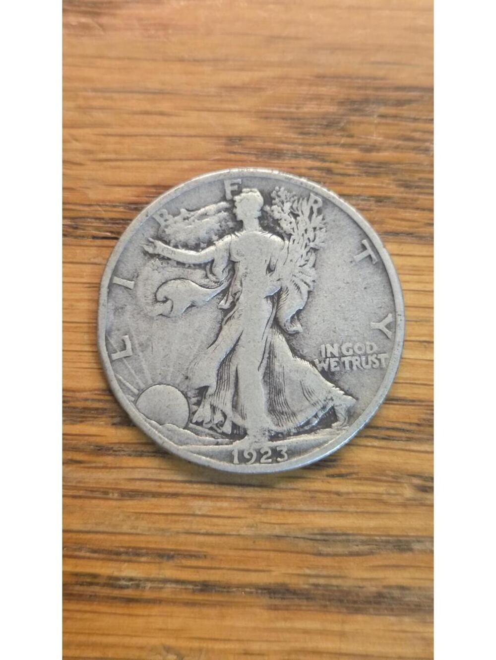 1923-S Walking Liberty Half Dollar Silver Coin